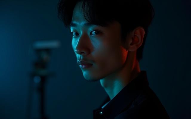 サウンドデザイナー、山本大輔のクリエイティブなポートレート。